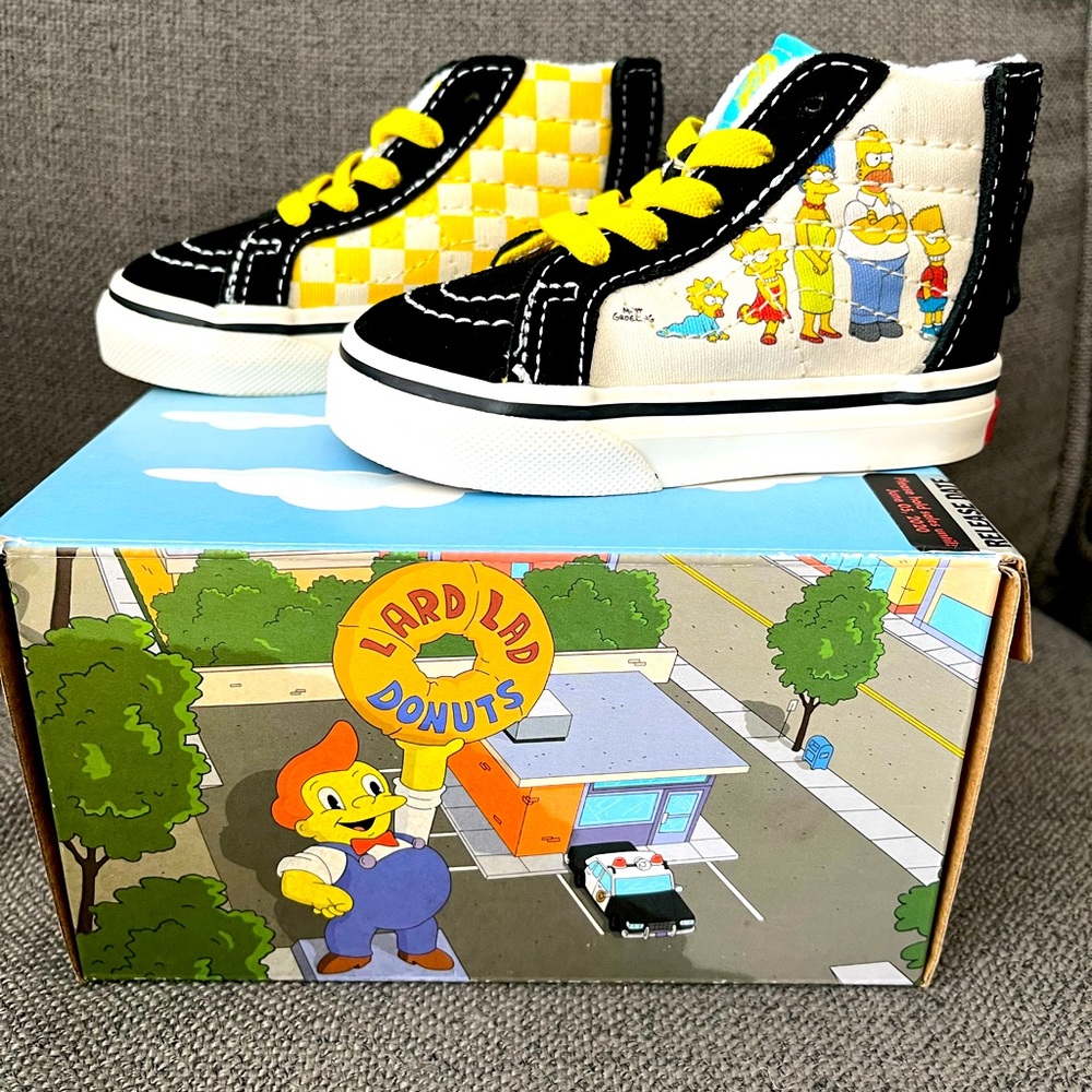 Vans Limited Edition Simpsons Toddler High-Top’s